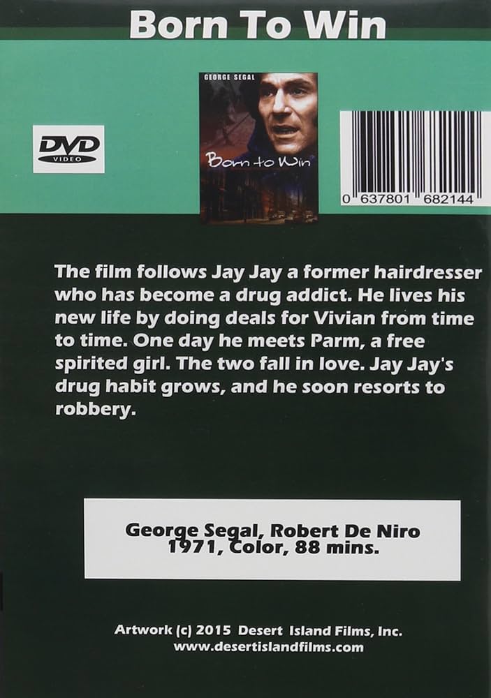 Amazon.co.jp: Born to Win [DVD] : George Segal, Robert De
